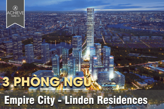 Bán 3 phòng ngủ Empire City Thủ Thiêm tháp Linden Residences 127m2